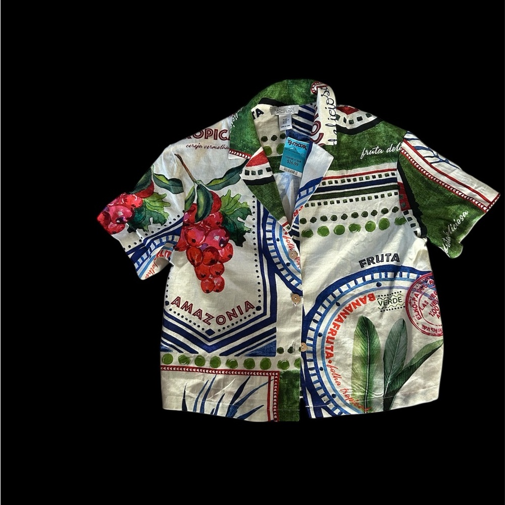 Tropical Print Kids Shirt